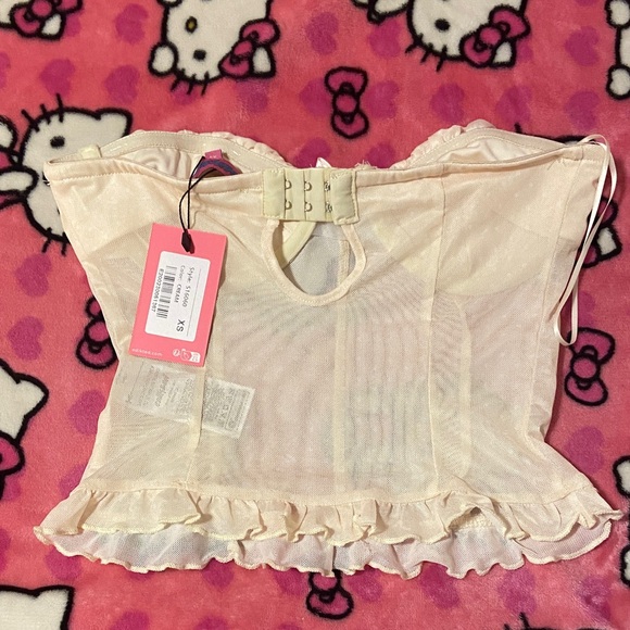 Edikted Pink Ruffle Tank Top - Picture 2 of 2